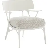 Kartell A.I. Lounge Outdoor | White|White-Beige