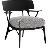 Kartell A.I. Lounge Outdoor | Black|White-Black