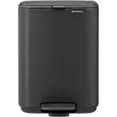 Brabantia Bo Pedaalemmer - 4 liter - Badkamer - Mineral Infinite Grey