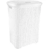 Super Merchant Witte plastic wasmand – 55 liter