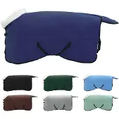 vidaXL Paardendeken Marineblauw 165 cm Polar fleece