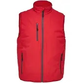 Sols Unisex Volwassen Falcon Gewatteerde Bodywarmer (Paprika Rood)