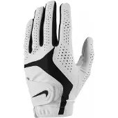 Nike Dura Feel X Linkshand Golfhandschoen (Wit/Zwart)