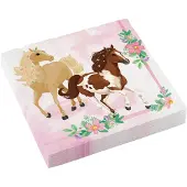 Amscan by Riethmuller - Riethmüller - Servetten - Beautiful horses - (20 stuks)