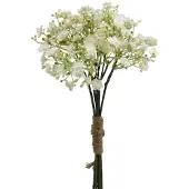 Viana Gypsophila kunstbloemen gipskruid wit L30cm 6 stuks in een bos