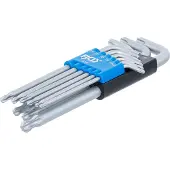 Bgs 818 Stiftsleutelset T-profiel (voor Torx) met kogelkop T10 - T50 - 9-dlg.
