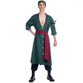 MOM Roronoa Zoro Men Costume Groen M Kinderen