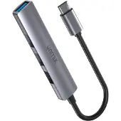 UNITEK Hub Usb-C Adapter Splitter Voor Laptop En Tablet 1Xusb A 5Gbps 3Xusb