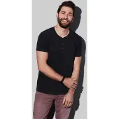Stedman T-shirt Henley Shawn SS for him STE9430