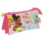 Disney Princess etui, roze, 21x11x3,5 cm. Geschikt voor dames en heren, één maat