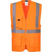 Portwest C357 Hi-Vis Executive Vest met Tablet zak.