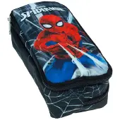 Giovas Spiderman etui met twee vakken, 26 cm