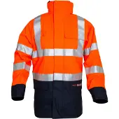 Oxxa Magoma 2664 parka fluo geel/marineblauw maat 3XL