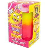 TUBAN speelgoed Jiggly Slime Neo Duo geel roze 430 g multicolor.