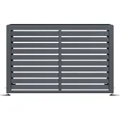 Westmann Boxa M afdekking voor warmtepomp, antraciet, 140x50x92 cm