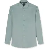 Olymp Zakelijk overhemd turquoise / wit