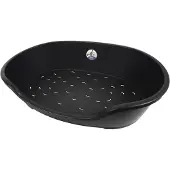 Gebr. De Boon Moderna plastic hondenmand 110 cm zwart Moderna
