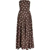 Apricot Jumpsuit bruin / wit