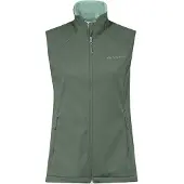 Vaude - Women's Everhike Softshell Vest - Softshellbodywarmer 36, olijfgroen