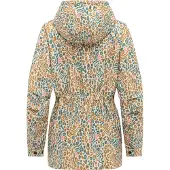 Ragwear Functionele jas 'Eddens' cyaan blauw / pueblo / rosa / wit