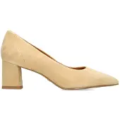 No Stress - Dames - Beige suède pumps - Maat 37