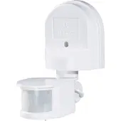 Renkforce 1296294 Wandmontage PIR-bewegingsmelder, 180°, relais, wit, IP44