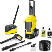 Kärcher Hogedrukreiniger Karcher K 7 WCM FJ Home - Druk 180 bar - Debiet 600 l/h - rotabuse - schuimpistool - Thuispakket inbegrepen