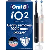 Oral-B iO 2 Noir et Rose Lot de 2