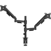 Gembird Dubbele monitorarm met gasveer (zwenkbaar), 17''-32''
