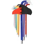 YATO inbussleutelset met kegelkop 1,5-10mm 9-delig