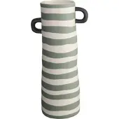 Asa selection Vaas Rayu Green Striped 10 x 28 cm