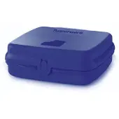 Tupperware Eco Sandwichdoos Vierkant Donkerblauw | Snackie Broodtrommel