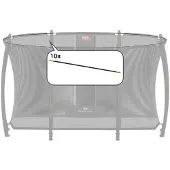 Berg Fiberglass palen veiligheidsnet 330x220 cm