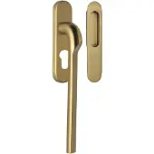 Formani Rivio by Gensler GL230Y massieve set hefschuifdeurbeslag inclusief cilindergat PC69 - PVD mat goud