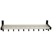 Vepa Bins Wandkapstok Pro-line 19 Haken Zilver