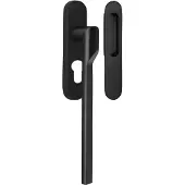 Formani Rivio by Gensler GL231Y massieve set hefschuifdeurbeslag inclusief cilindergat PC69 - PVD mat zwart