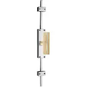 Formani Piet Boon TWO K-PBT22 krukespagnolet incl. vier geleiders, twee eindstukjes en twee stangen rechtsdraaiend - mat RVS/eik