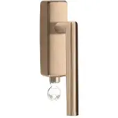 Formani Basics LB2-DKLOCK-O draaikiepgarnituur afsluitbaar - PVD licht brons