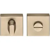 Formani Basics BSQWC53-ZI toiletsluiting vierkant zonder indicatie - PVD licht brons
