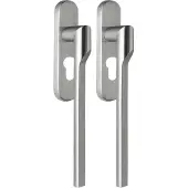 Formani Rivio by Gensler GL231PAY massieve paarsgewijze set hefschuifdeurbeslag inclusief cilindergat PC69 - mat RVS