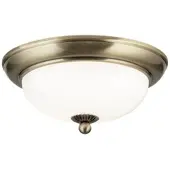 Orion Plafondlamp Empire, dimbaar, brons / oud-messing, Woon-/ Eetkamer, metaal, Antiek, plafondlamp
