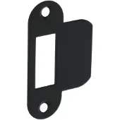 Formani Basics LBSPA-SFC sluitplaat afgerond tbv loopdeurslot - mat zwart