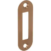 Formani Basics LBSPA-K sluitplaat afgerond tbv kastdeurslot - PVD licht brons