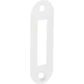Formani Basics LBSPA-K sluitplaat afgerond tbv kastdeurslot - wit