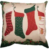 Clayre & Eef Kussenhoes 45x45 cm Beige Polyester