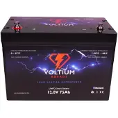 Voltium Energy VE-SPBT-1275 Smart Battery (12.8V, 75Ah, 960Wh, LiFePO4)