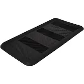 KOTARBAU Schoenenlekbak, Lekbak Schoenen, Rubber, 80x40 cm, Zwart, Schoenenmat, Onderlegger Schoenen, Schoenendruipbak, Schoenmat, Schoenafdruipbak
