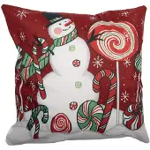 Clayre & Eef Kussenhoes 45x45 cm Rood Polyester