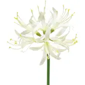Viana Nerine Guernsey Lelie Kunstbloem Wit Geel Ø15cm L65cm