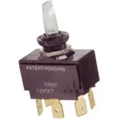 Sierra 11-tg19530 Tip Lit Toggle On-off Switch Goud